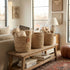 handwoven Moroccan palm leaf Natural, eco-friendly, and sustainable materials Strong woven handles