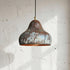Enhance your living space with an Art of handmade copper pear light