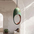 Bring a unique artistic statement with an Art of handmade single verdigris pendant