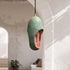 Bring a unique artistic statement with an Art of handmade single verdigris pendant