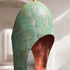 Bring a unique artistic statement with an Art of handmade single verdigris pendant