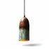 Enhance your modern space with an Art of handmade copper cylinder pendant