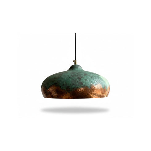 Upgrade your kitchen decor with a stunning Art of handmade bicolor copper light set.