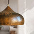 Elevate your interior style with an Art of handmade brass bell light.
