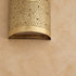 Moroccan Brass Wall Sconce, Handmade Pierced Metal Wall Light, Boho Moroccan Lighting Fixture