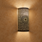 Moroccan Brass Wall Sconce, Handmade Pierced Metal Wall Light, Boho Moroccan Lighting Fixture