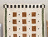 Beni Ourain Rug, Moroccan Wool Rug, White Rust Brown Geometric Berber Area Rug, Handmade Wool Carpet