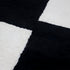 Black White Moroccan Wool Rug, Checkerboard Berber Rug, Handmade Geometric Area Carpet, Modern Wool Rug