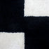 Black White Moroccan Wool Rug, Checkerboard Berber Rug, Handmade Geometric Area Carpet, Modern Wool Rug