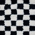 Black and White Checkered Rug, Moroccan Wool Rug, Handmade Berber Area Rug, Checkerboard Carpet