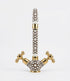 Anchor your luxury bathroom vanity with our Art of handmade brass pattern sink.