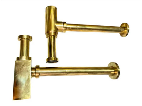 Anchor your luxury bathroom vanity with our Art of handmade brass pattern sink.