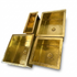 Transform your counter with a luxurious Art of handmade brass rectangular sink.