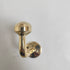 Handmade minimalist brass wall hook for modern home decor