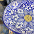 Grace your vanity counter with an Art of handmade ceramic oval floral sink.