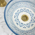 Illuminate your vanity with an Art of handmade ceramic round sink.