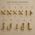 Handcrafted Moroccan Brass Bridge Faucet with Black & Ivory Inlay