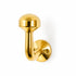 Handmade minimalist brass wall hook for modern home decor