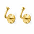 Solid brass wall hook with timeless Moroccan design