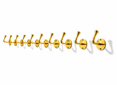 Solid brass wall hook with timeless Moroccan design