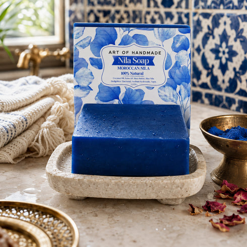 Authentic Moroccan Blue Nila Soap
