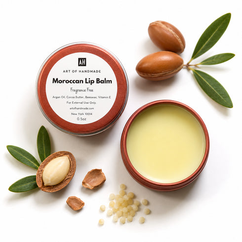 Moroccan Argan Lip Balm – Nourishing & Fragrance-Free