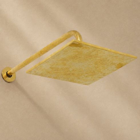 Moroccan Solid Brass Vintage Bathroom Faucet Set – Handmade Traditional Cross Handle Taps