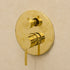 Handcrafted Brass Shower System with Rainfall Showerhead, Hand Shower & Concealed Mixer
