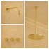 Handcrafted Brass Ceiling & Wall Shower System with Rainfall Showerhead and 3-Valve Mixer