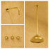 Handcrafted Brass Ceiling & Wall Shower System with Rainfall Showerhead and 3-Valve Mixer
