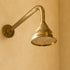 Handcrafted moroccan Brass Rain Shower Head with Wall-Mounted Arm