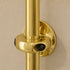 Polished Brass Exposed Shower System – Vintage Rainfall Shower with Tub Filler