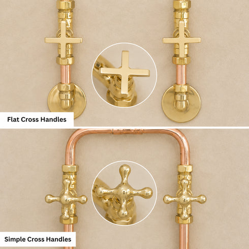 Handcrafted Copper & Brass Outdoor Shower System – Rainfall Shower