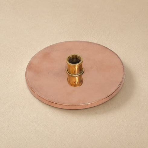 Handcrafted moroccan Copper Rain Shower Head with Solid Brass Wall Arm