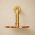 Handcrafted moroccan Copper Rain Shower Head with Solid Brass Wall Arm