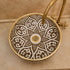 Artisan Moroccan Ceramic Countertop Basin – Brown & White