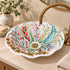Hand-Painted Moroccan Floral Ceramic Vessel Sink – Scalloped Design