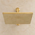 Handcrafted Square Brass Rain Shower Head – 10-Inch Wall-Mounted Design