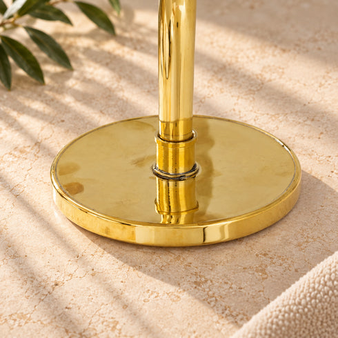 Handcrafted Round Brass Rain Shower Head – Unlacquered Vintage Finish