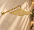 Complete Brass Shower System – Round Rain Shower Head with Cross Handles & Tub Spout