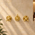 Complete Brass Shower System – Round Rain Shower Head with Cross Handles & Tub Spout