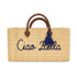 Ciao Bella Large Woven Straw Beach Tote Bag – Handmade Raffia Shopping & Summer Bag