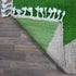 Colorful Moroccan Rug, Geometric Berber Area Rug, Green Blue brown Color Block Carpet