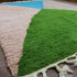 Colorful Moroccan Rug, Geometric Berber Area Rug, Green Blue brown Color Block Carpet