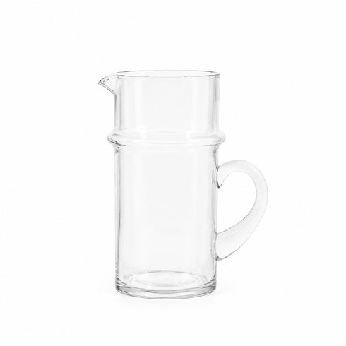 Complete your table service with an Art of handmade Moroccan Beldi glass pitcher.