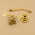 Handcrafted Solid Brass Rain Shower Head with Wall-Mounted Arm – Vintage Round Design