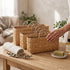 Large Handwoven Wicker Basket with Handles – Natural Rattan Storage & Home Décor Basket