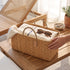 Large Handwoven Wicker Basket with Handles – Natural Rattan Storage & Home Décor Basket