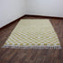 Green Checkered Rug, Moroccan Wool Rug, Handmade Berber Rug, Checkerboard Area Rug, Beni Ourain Carpet