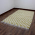 Green Checkered Rug, Moroccan Wool Rug, Handmade Berber Rug, Checkerboard Area Rug, Beni Ourain Carpet